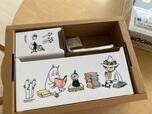【宝島社　MOOMIN マルチに使えるマグネット収納ボックス 2個セット BOOK 】人気キャラクターが大集合