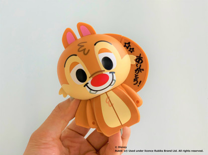 キャラクター型ルービックキューブにチップ&デールが登場