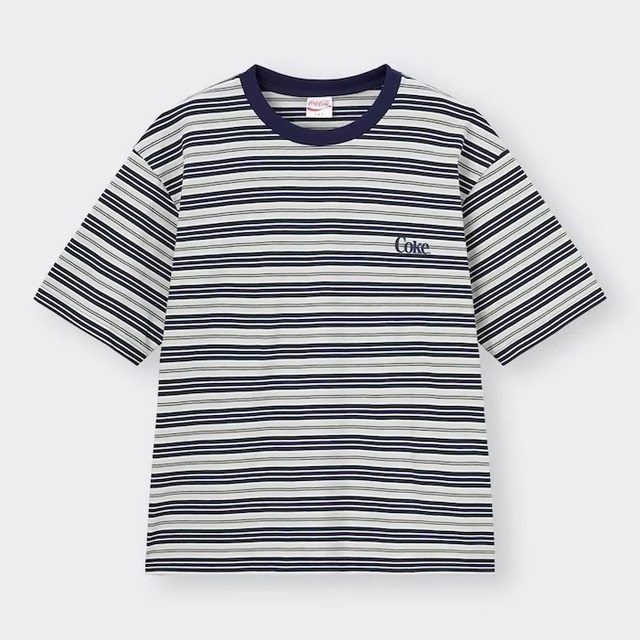 グラフィックボーダーT(5分袖) Coca-Cola ¥1,990