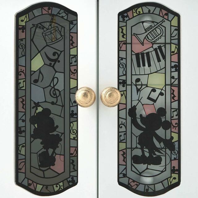 ベルメゾン|ステンドグラス風アクセサリー収納「ミッキー&ミニー」|¥ 15,900 (税込)