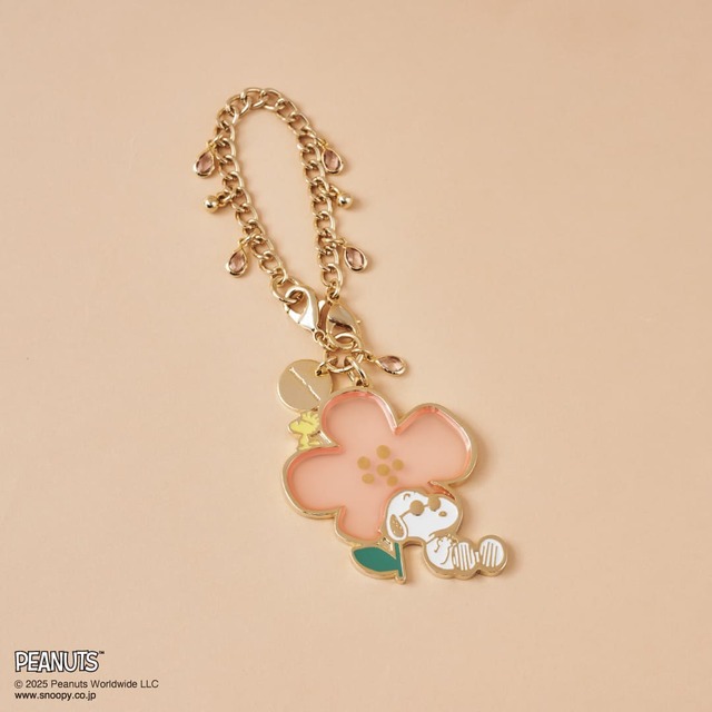 【サマンサタバサ「スヌーピー」コレクション】「2wayチャーム」（ゴールド）￥6,600