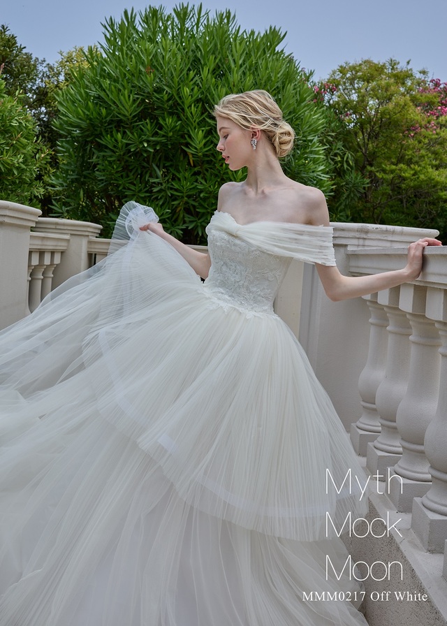 クラウディア|Myth Mock Moon(ミスモックムーン)新作ウェディングドレス|MMM0217_OffWhite