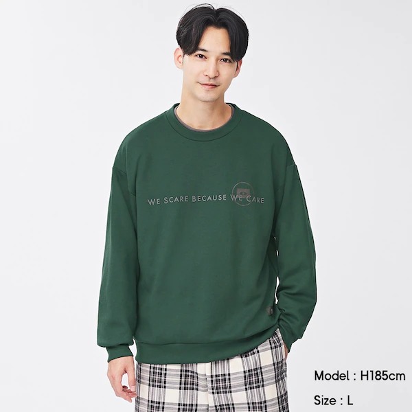 ダブルフェイスビッグプルオーバー(長袖)PIXAR +E 1,990円