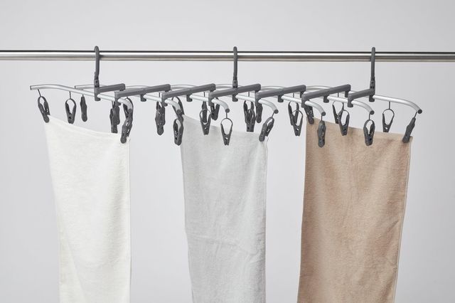 幅が変えられるインテリア洗濯ハンガー 