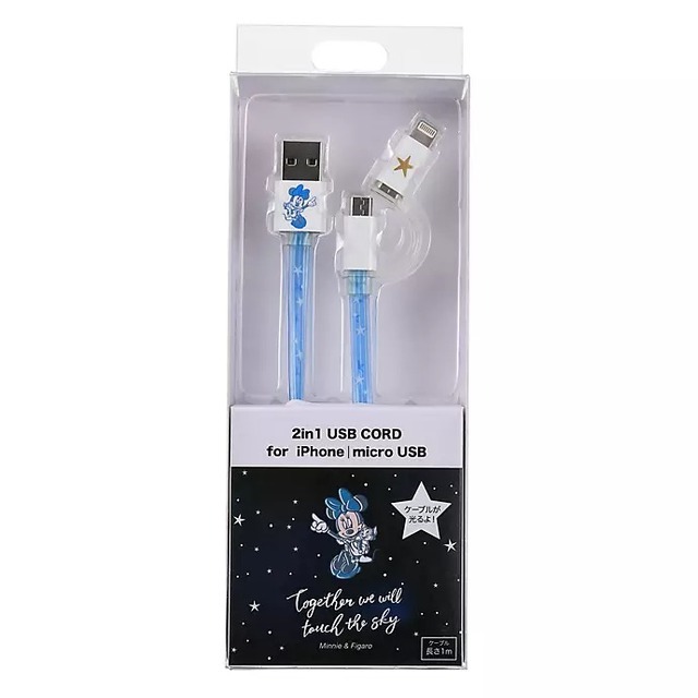 ミニー＆フィガロ iPhoneiPadiPod用USBコード