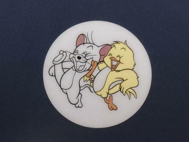 トムを撃退したあとにジェリーとカナリアが一緒に踊るシーンが再現されています！