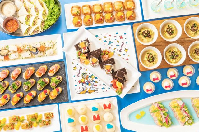 ディズニー・パルパルーザ“ドナルドのクワッキー・ダックシティ”ブッフェ｜シャーウッドガーデン・レストラン｜東京ディズニーランドホテル「ドナルドのクワッキー・ダックシティ」スペシャルメニュー｜東京ディズニーランド「ディズニー・パルパルーザ」第2弾