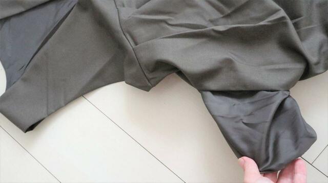 【coca 2wayウエストプリーツワンピース】左右にポケットが付いていて便利！