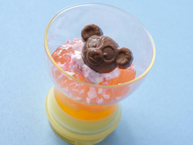 バナナムース＆アップル・ピーチゼリー