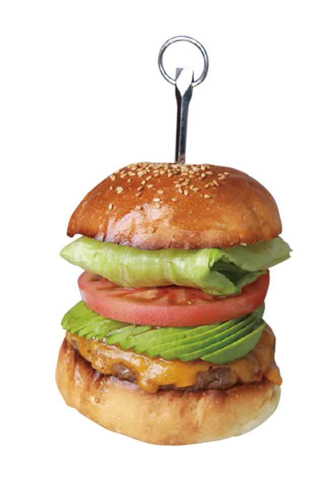 アボカドチーズバーガー1300円｜No.18ダイニング＆バー