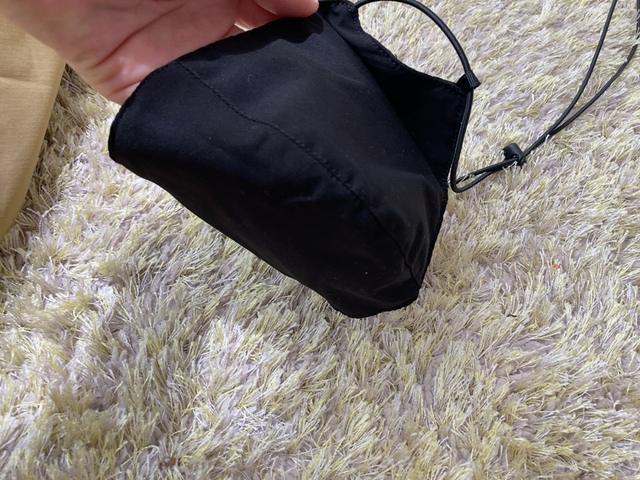 【ワークマン レディースエアロクラスターガーデワンピース】マスクはブラックとネイビーの2色。ワンピースの色によって異なります