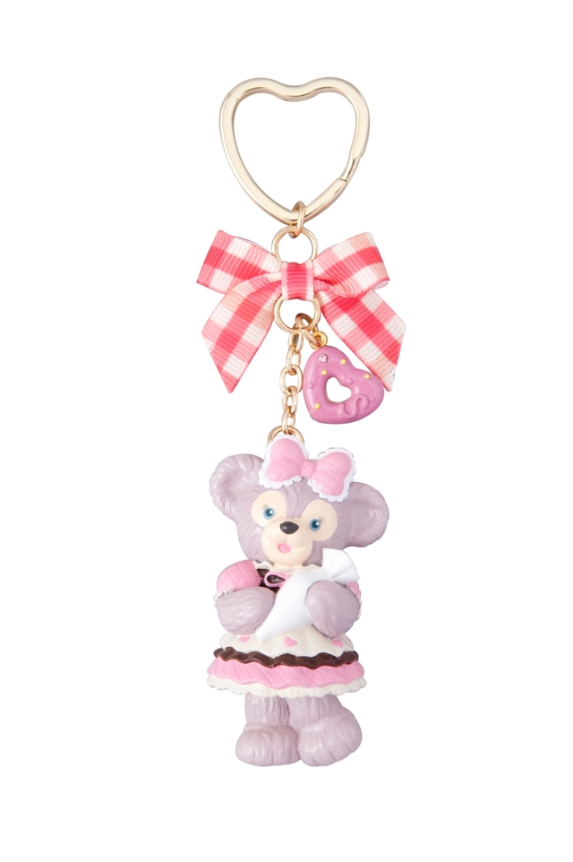 キーチェーン(シェリーメイ)¥1,200 ※長さ約14.5cm|東京ディズニーシー「スウィート・ダッフィー」スペシャルグッズ(2017年)