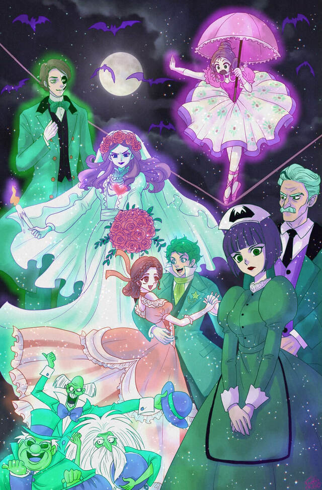 歌手・ タレント 中川翔子さん作｜「ディズニーストーリービヨンド」ファンアート企画｜東京ディズニーランド「ホーンテッドマンション」｜東京ディズニーリゾート「ディズニーストーリービヨンド」