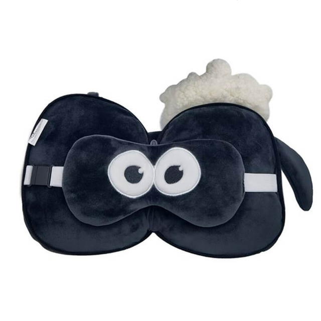 【ひつじのショーン】Relaxeazzz（リラクシーズ）アイマスク付もちもちピロー：3,278円（税込）