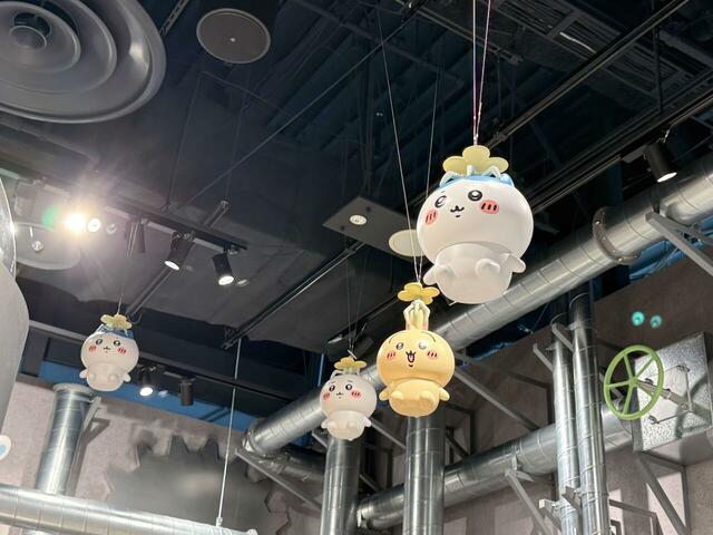 ポップコーン売り場の天井にも注目です！