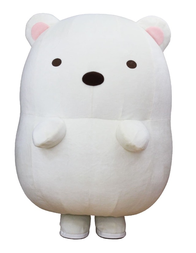 【すみっコマルシェ】しろくまが遊びにやってくる！一緒に記念写真撮影ができます。