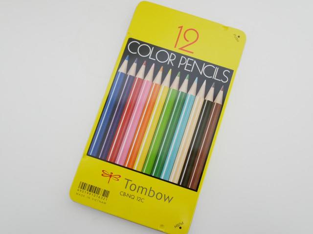 トンボ鉛筆　色鉛筆12色セット