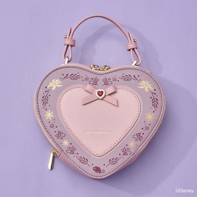 ハート型ショルダーバッグ 19,800円｜サマンサベガ ディズニー「ラプンツェル」コレクション