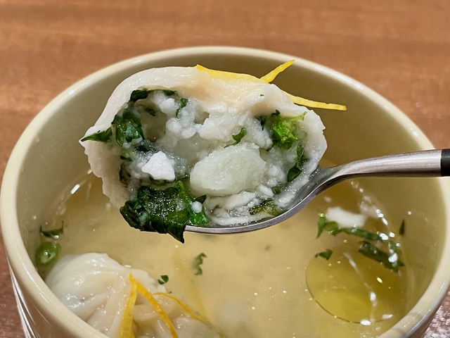 【MOMO Stand Tokyo】いりこ出汁とユズの香りが食欲をそそります