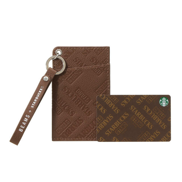 『STARBUCKS STAND by BEAMS　ケース付きスターバックス カード（入金済み）』¥3,800　※スターバックス カードは2,000円入金済です。※スターバックスのみでの販売となります。