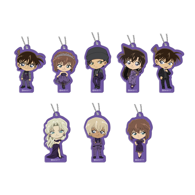アクリルキーホルダーA（ランダム8種）　　650円（税込715円）｜名探偵コナンカフェ