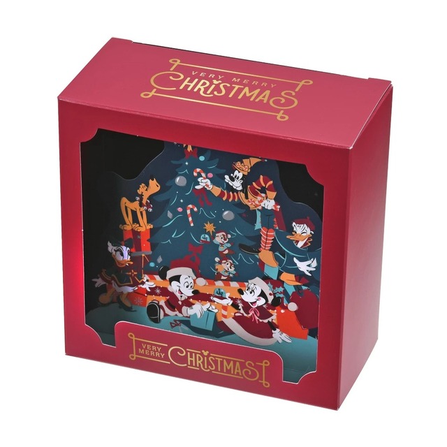 ミッキー＆フレンズ グリーティングカード ボックスタイプ DISNEY CHRISTMAS 2022 1,320円