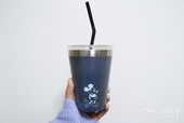 CUP COFFEE TUMBLER BOOK produced by JAM HOME MADE Kirakira Black with MICKEY
