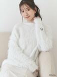 ロングシャギーバックリボンニット 13,200円|MERCURYDUO【ディズニーコレクション】おしゃれキャット
