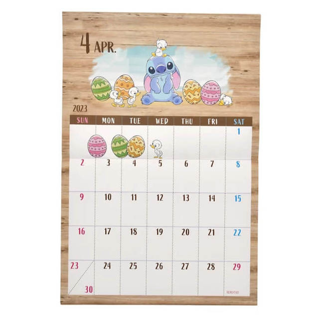 リロ&スティッチ 壁掛けカレンダー 2023 クリップ付き CALENDARS & ORGANIZERS 2,200円
