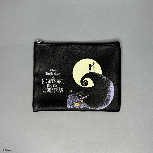 フラットポーチ 440円｜キャンドゥ『ティム・バートン ナイトメアー・ビフォア・クリスマス』
