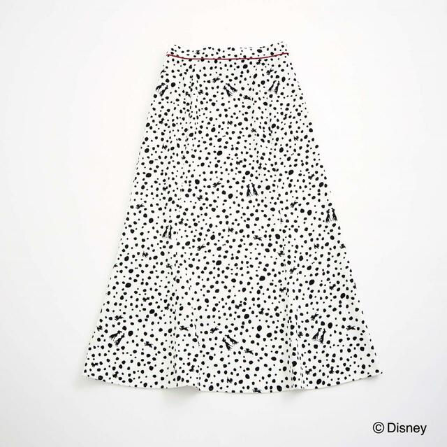 【101匹わんちゃん】ダルメシアン柄スカート