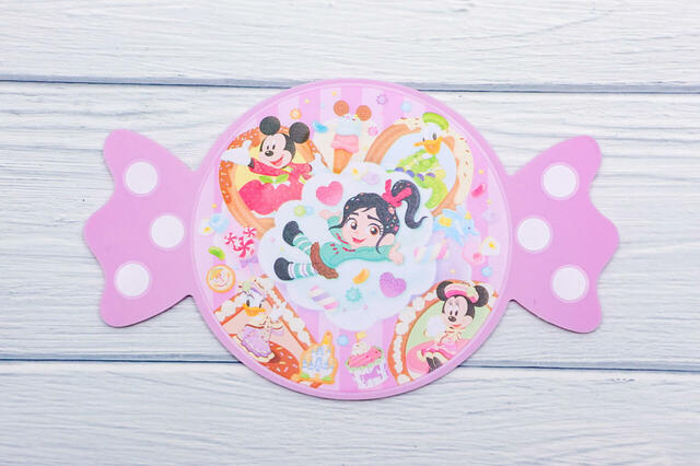 スーベニアコースター ＋600円｜キャンディ型がかわいい