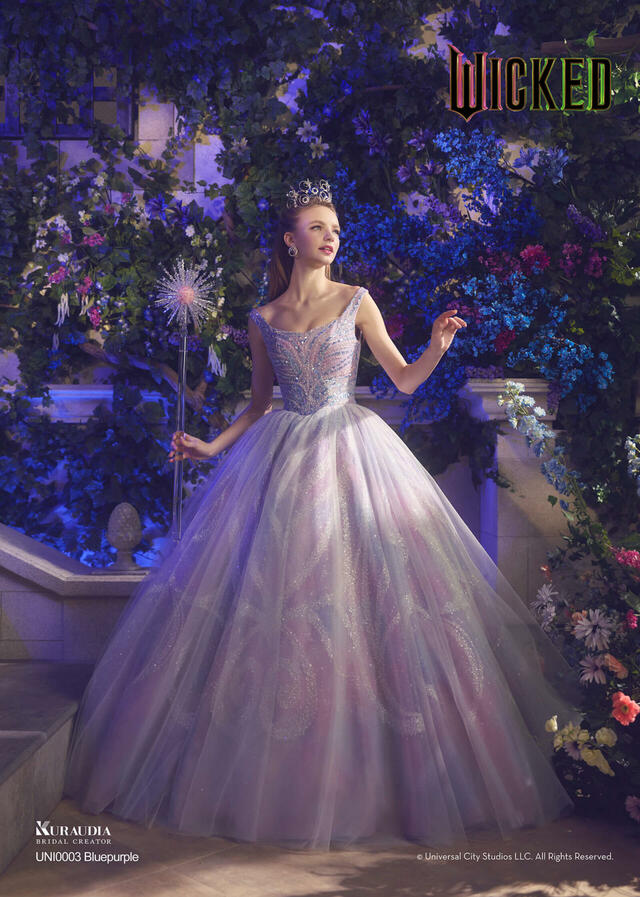 【クラウディア】『ウィキッド』新作ウェディングドレス「WICKED｜KURAUDIA」　UNI0003_Bluepurple