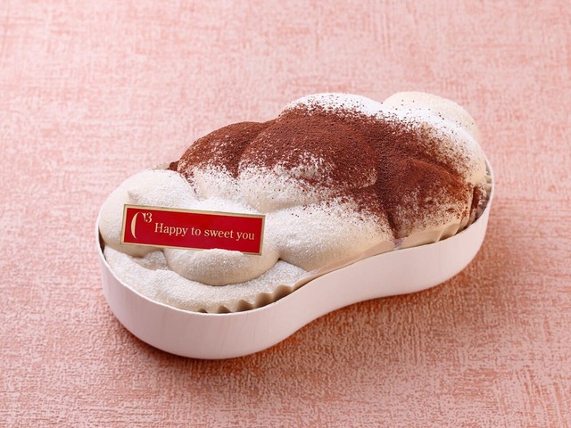 【シーキューブ】「ホワイトショコラ　ティラミスラテ」1,296円　～3月14日までの販売