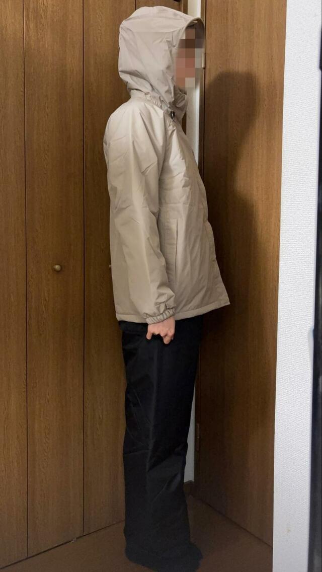 【ワークマン　WEB限定レディース防水防寒レインスーツ】パンツはもう少し丈が欲しいかなという印象でしたが、決して短くはないので満足です