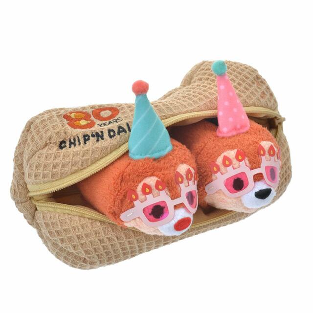 ツムツム ぬいぐるみ チップ＆デール ピーナッツセット TSUM TSUM CHIP ‘n DALE 80 years｜3,960円 (税込)