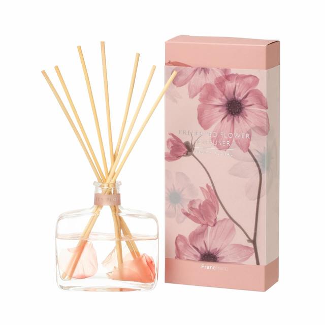 プリザーブドフラワー ルームフレグランス ライトピンク(フルーティーフローラルル/マグノリアの香り) ¥3,900