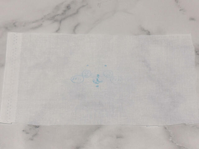 転写シートとトレーサーを使ってお顔を写し撮りました！