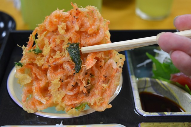 パリッパリのかき揚げ