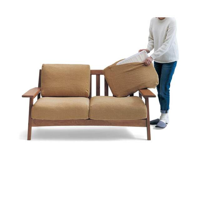 ぴったりフィットする綿混撥水の伸びるソファーカバー(分割タイプ)｜￥5,500～18,150 （税込）