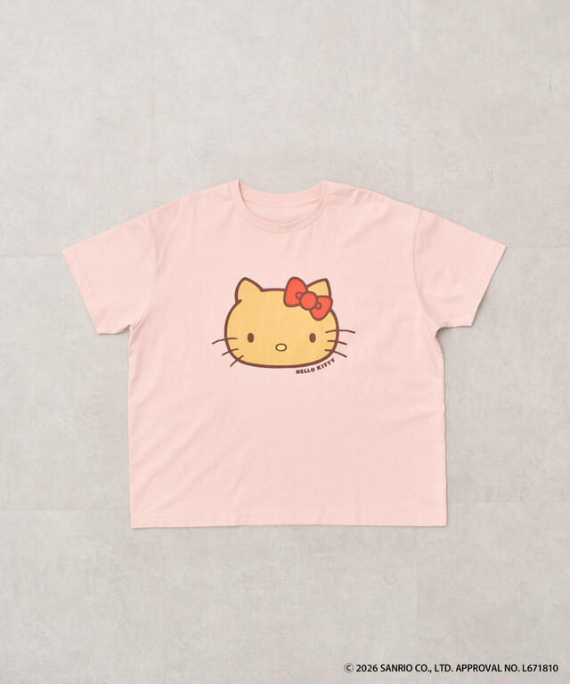 STRIPE CLUB サンリオ「サマーコレクション」日焼けハローキティバックロゴTシャツ(¥3,490)