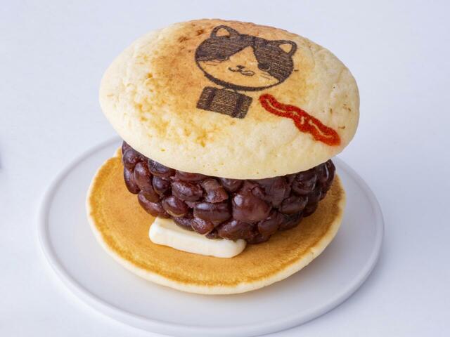 「にゃらんパンケーキ」<価格:1個 630円(税込)>【【2月22日は猫の日】グランスタ東京に「じゃらん」公式キャラクター“にゃらん”のスイーツ・グルメ・雑貨が大集合!】