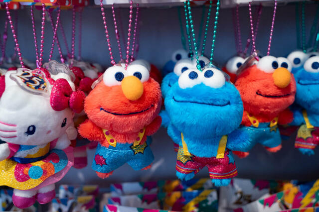 ペアマスコットキーチェーン 3,400円｜ユニバーサル・スタジオ・ジャパン25周年グッズ