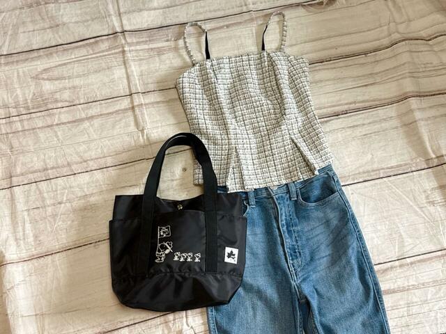 【ツイードトップス×セミフレアデニム】デニムコーデに合わせてもGood！