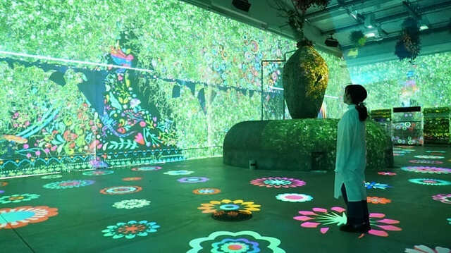 【よみうりランド】HANA・BIYORI内　花とデジタルのアートショー