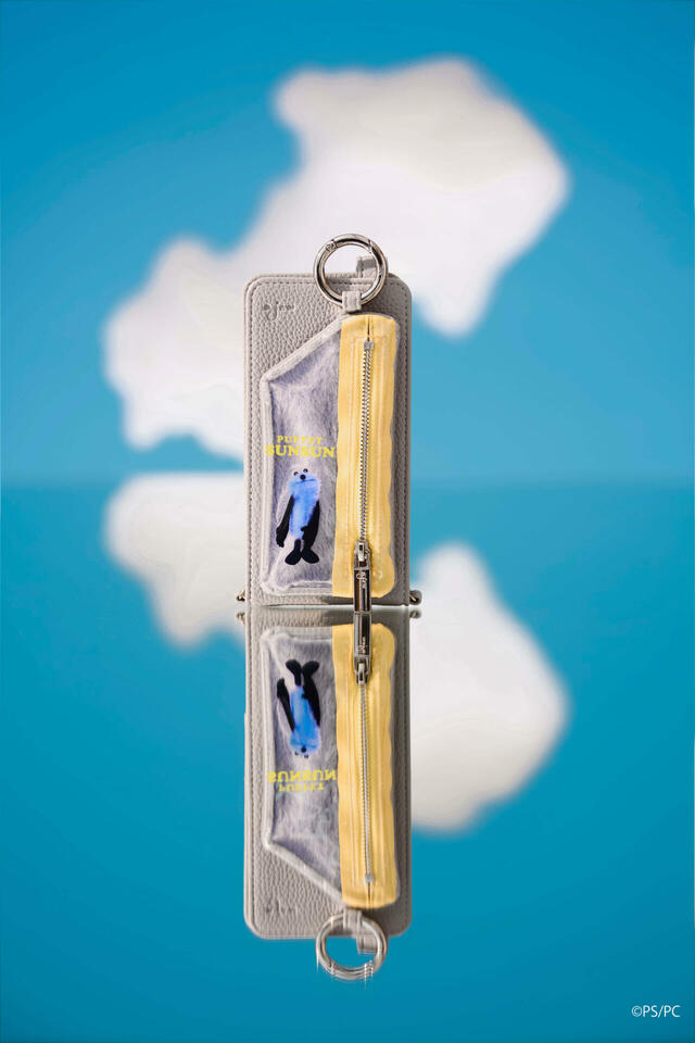 【エジュー×パペットスンスン cadenas vertical zipphone case shoulder】タイプ違いの「ulti case」もあり！（税込11,000円）