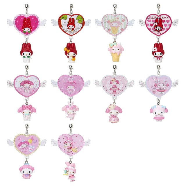 【マイメロディ＆クロミ】「シークレットチャーム」990円／歴代デザインのシークレットチャームが登場！