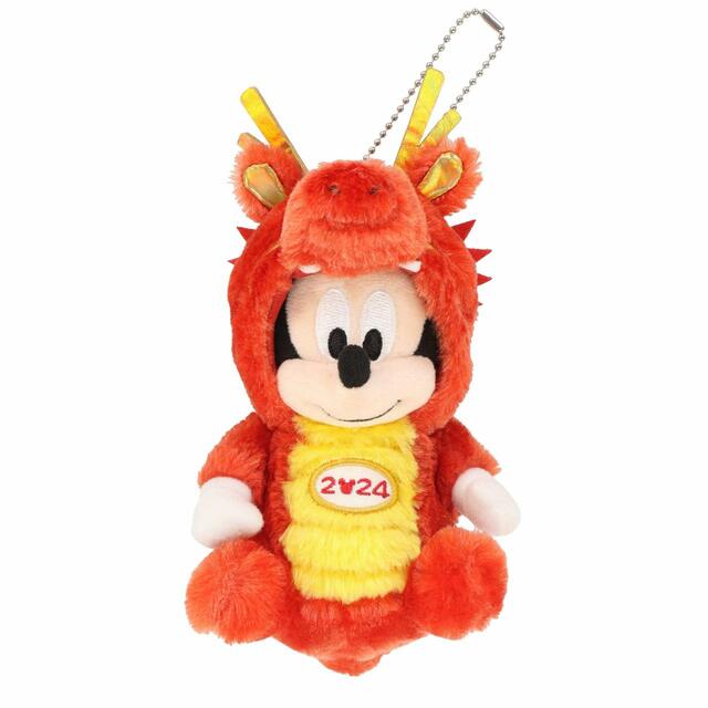 ぬいぐるみバッジ 2,100円｜干支になりきったグッズ｜東京ディズニーリゾート40周年“ドリームゴーラウンド”｜発売日：2023年11月16日（木）｜販売店舗：東京ディズニーランド「ディズニー＆カンパニー」、東京ディズニーシー「エンポーリオ」