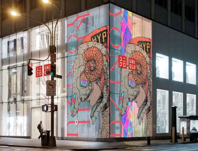 米津玄師『STRAY SHEEP』ラッピング店舗／ニューヨーク5番街店