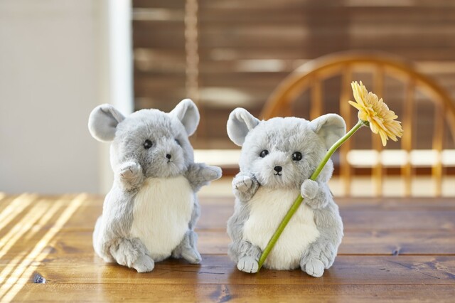 【ポーズー】ミニポーチ（チンチラ）